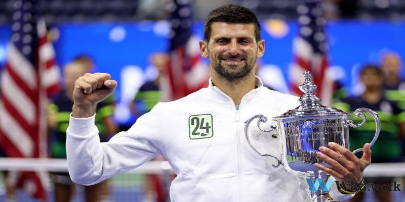 Novak Djokovic cán mốc kỷ lục  24 danh hiệu Grand Slam trong năm nay